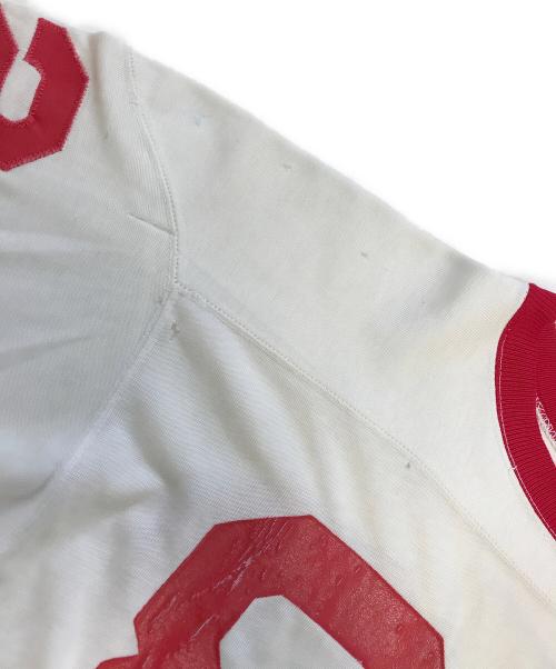 Champion（チャンピオン）Champion (チャンピオン) ナンバリングフットボールTシャツ ホワイト サイズ:42の古着・服飾アイテム