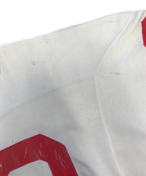Champion（チャンピオン）Champion (チャンピオン) ナンバリングフットボールTシャツ ホワイト サイズ:42の古着・服飾アイテム