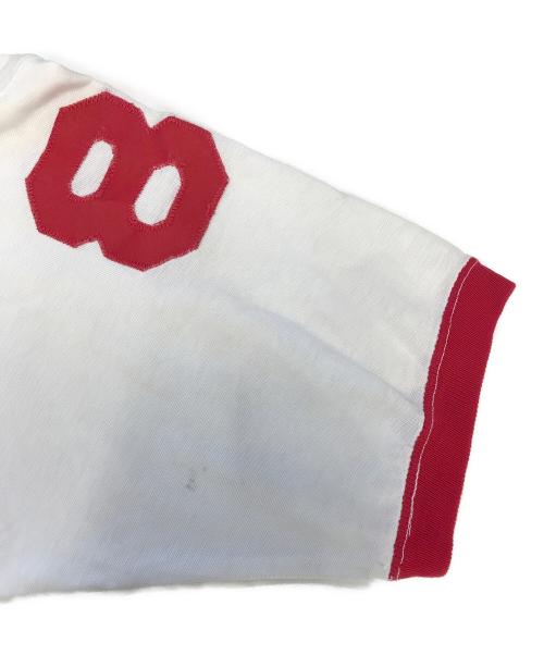 Champion（チャンピオン）Champion (チャンピオン) ナンバリングフットボールTシャツ ホワイト サイズ:42の古着・服飾アイテム