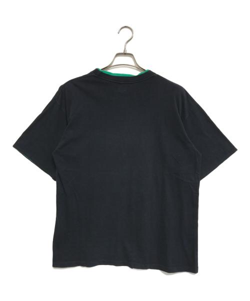 KOOLABURRA（クーラブラ）KOOLABURRA (クーラブラ) ダブルフェイスプリントTシャツ ブラック サイズ:Lの古着・服飾アイテム