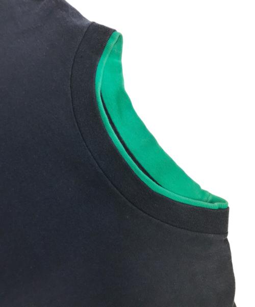 KOOLABURRA（クーラブラ）KOOLABURRA (クーラブラ) ダブルフェイスプリントTシャツ ブラック サイズ:Lの古着・服飾アイテム