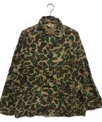 WORLD FAMOUSワールドフェイマス）の古着「カモフラハンティングジャケット」｜カーキ