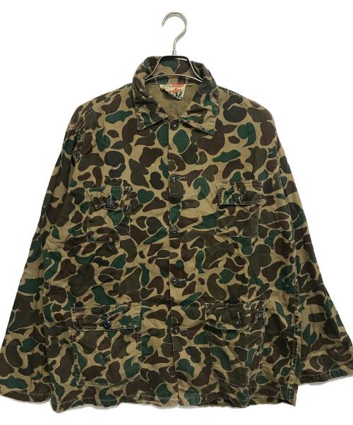 WORLD FAMOUS（ワールドフェイマス）WORLD FAMOUS (ワールドフェイマス) カモフラハンティングジャケット カーキ サイズ:表記なしの古着・服飾アイテム