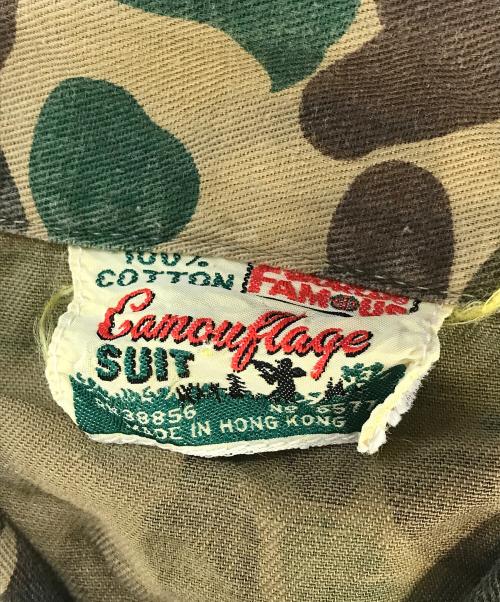 WORLD FAMOUS（ワールドフェイマス）WORLD FAMOUS (ワールドフェイマス) カモフラハンティングジャケット カーキ サイズ:表記なしの古着・服飾アイテム