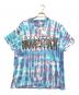 WOODSTOCK（ウッドストック）の古着「ダイダイ染プリントTシャツ」｜ブルー