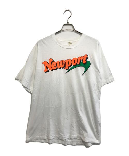 NEWPORT（ニューポート）NEWPORT (ニューポート) プリントTシャツ ホワイト サイズ:XLの古着・服飾アイテム