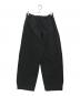KAIKI (カイキ) ボンディングモールスキンストレートパンツ ブラウン×ブラック サイズ:表記なし：20000円