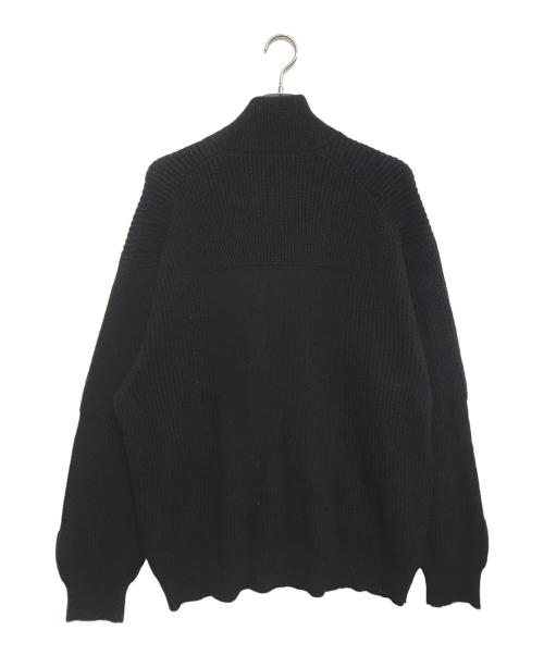 meanswhile（ミーンズワイル）meanswhile (ミーンズワイル) ドライバーズニット ブラック サイズ:SIZE03の古着・服飾アイテム