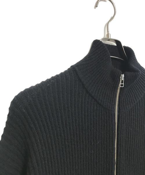 meanswhile（ミーンズワイル）meanswhile (ミーンズワイル) ドライバーズニット ブラック サイズ:SIZE03の古着・服飾アイテム