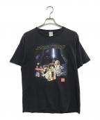 USEDユーズド）の古着「プリントTシャツ」｜ブラック