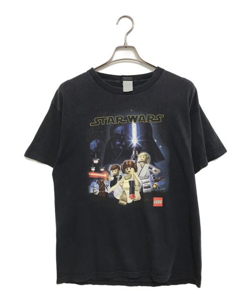 USED（ユーズド）USED (ユーズド) プリントTシャツ ブラック サイズ:表記なしの古着・服飾アイテム
