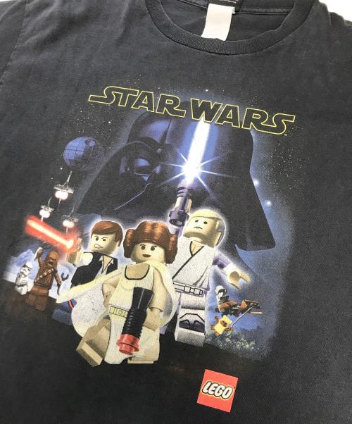 USED（ユーズド）USED (ユーズド) プリントTシャツ ブラック サイズ:表記なしの古着・服飾アイテム