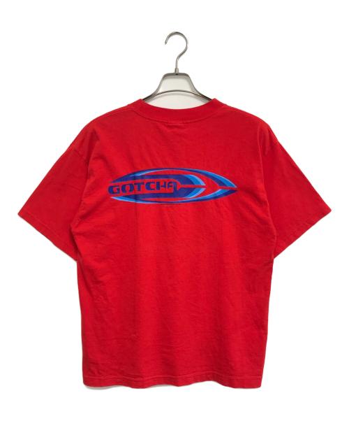 GOTCHA（ゴッチャ）GOTCHA (ゴッチャ) プリントTシャツ レッド サイズ:Mの古着・服飾アイテム