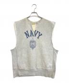 Championチャンピオン）の古着「カットオフスウェット」｜グレー