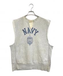 Champion（チャンピオン）の古着「カットオフスウェット」｜グレー