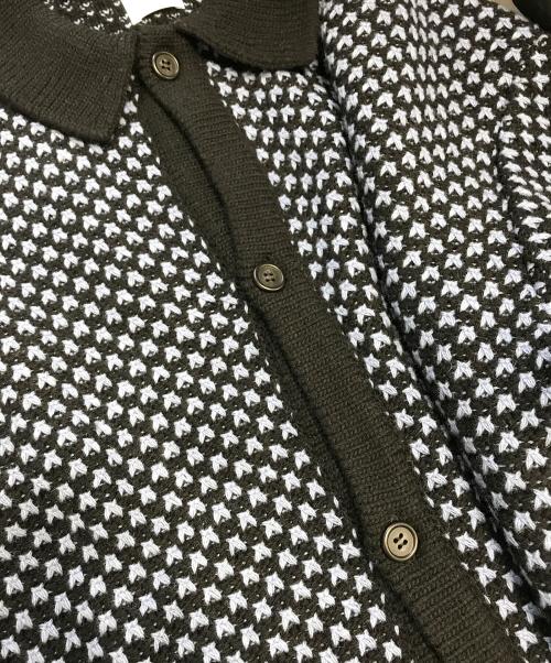 KAIKI（カイキ）KAIKI (カイキ) カーディガン ブラック×ブルー サイズ:表記なしの古着・服飾アイテム