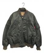 ALPHAアルファ）の古着「フライトジャケット」｜カーキ