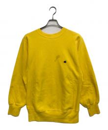 Champion（チャンピオン）の古着「リバースウィーブスウェット」｜イエロー