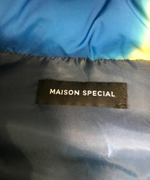 MAISON SPECIAL（メゾンスペシャル）MAISON SPECIAL (メゾンスペシャル) タイダイダウンジャケット ブルー サイズ:FREEの古着・服飾アイテム