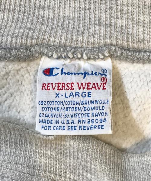 Champion（チャンピオン）Champion (チャンピオン) リバースウィーブスウェット グレー サイズ:XLの古着・服飾アイテム