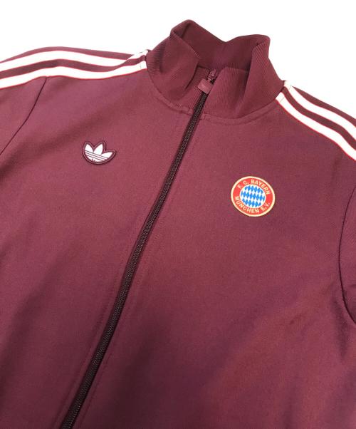 adidas（アディダス）adidas (アディダス) FCバイエルン テラスアイコン トラックトップ ボルドー サイズ:Ｍの古着・服飾アイテム