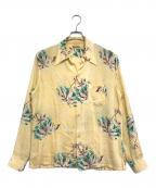 seven seasセブン・シーズ）の古着「ヴィンテージアロハシャツ」｜イエロー