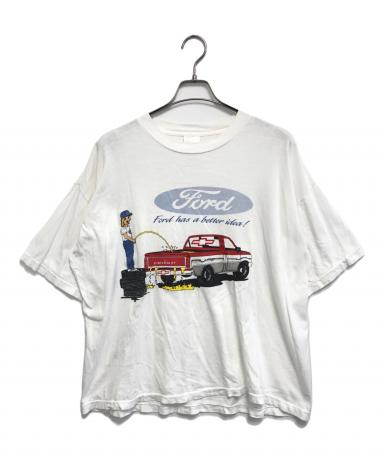 中古・古着通販】Ford (フォード) プリントTシャツ ホワイト サイズ