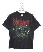 バンドTシャツバンドTシャツ）の古着「00s Slipknot(スリップノット) バンドTシャツ」｜ブラック