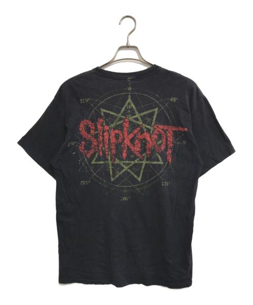 バンドTシャツ（バンドTシャツ）バンドTシャツ (バンドTシャツ) 00s Slipknot(スリップノット) バンドTシャツ ブラック サイズ:Lの古着・服飾アイテム
