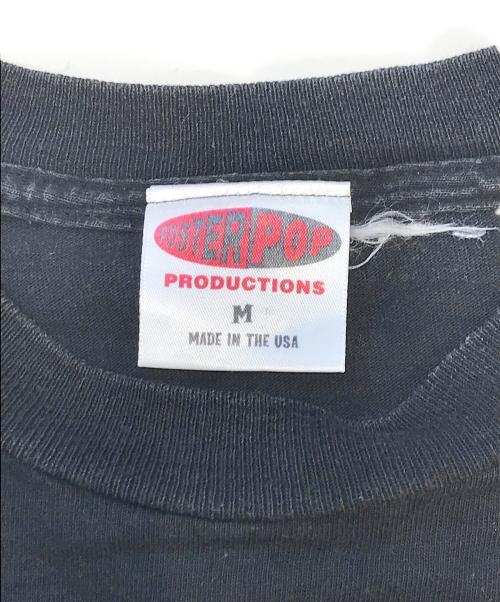 POSTER POP（ポスターポップ）POSTER POP (ポスターポップ) プリントTシャツ ブラック サイズ:Ｍの古着・服飾アイテム