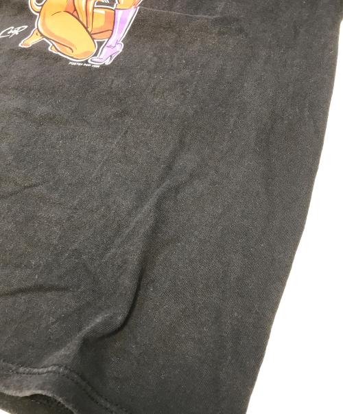POSTER POP（ポスターポップ）POSTER POP (ポスターポップ) プリントTシャツ ブラック サイズ:Ｍの古着・服飾アイテム
