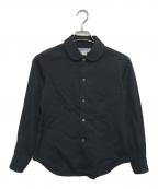 COMME des GARCONS COMME des GARCONSコムデギャルソン コムデギャルソン）の古着「ラウンドカラーシャツ」｜ブラック