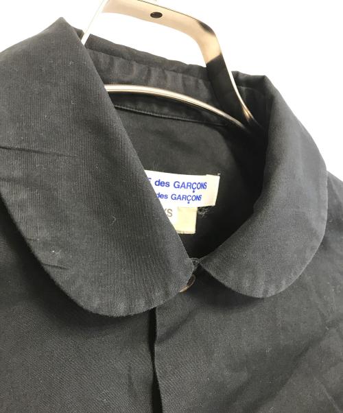 COMME des GARCONS COMME des GARCONS（コムデギャルソン コムデギャルソン）COMME des GARCONS COMME des GARCONS (コムデギャルソン コムデギャルソン) ラウンドカラーシャツ ブラック サイズ:XSの古着・服飾アイテム