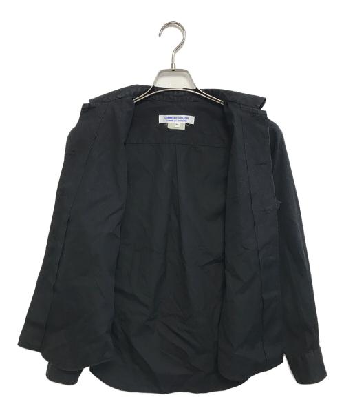 COMME des GARCONS COMME des GARCONS（コムデギャルソン コムデギャルソン）COMME des GARCONS COMME des GARCONS (コムデギャルソン コムデギャルソン) ラウンドカラーシャツ ブラック サイズ:XSの古着・服飾アイテム
