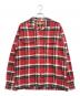 HUMAN MADE（ヒューマンメイド）の古着「FLANNEL CHECK SHIRT」｜レッド