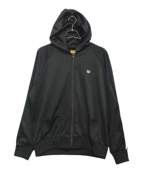 HUMAN MADE（ヒューマンメイド）HUMAN MADE (ヒューマンメイド) ZIP-UP HOODIE ブラック サイズ:XLの古着・服飾アイテム
