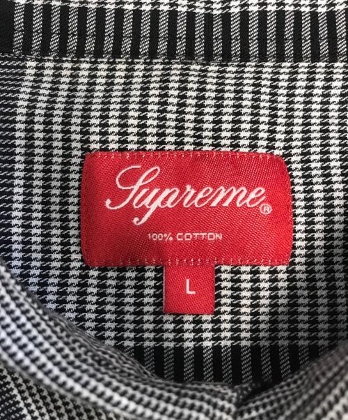 SUPREME（シュプリーム）SUPREME (シュプリーム) LOGO PLAID SHIRT グレー サイズ:Lの古着・服飾アイテム