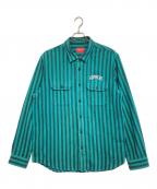 SUPREMEシュプリーム）の古着「Heavyweight Flannel Shirt」｜グリーン