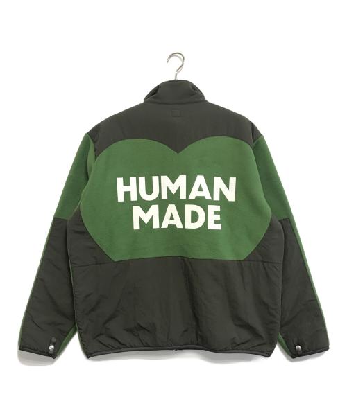 HUMAN MADE（ヒューマンメイド）HUMAN MADE (ヒューマンメイド) FLEECE JACKET グリーン サイズ:XXLの古着・服飾アイテム