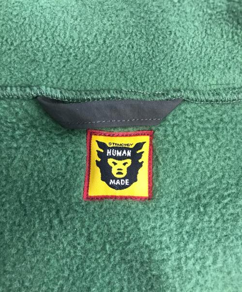 HUMAN MADE（ヒューマンメイド）HUMAN MADE (ヒューマンメイド) FLEECE JACKET グリーン サイズ:XXLの古着・服飾アイテム
