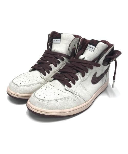 NIKE（ナイキ）NIKE (ナイキ) A MA MANIERE AIR JORDAN 1 RETRO HIGH OG SP ホワイト サイズ:US9/UK8/EUR42.5/cm27/BR40.5/CN270(2.5)の古着・服飾アイテム
