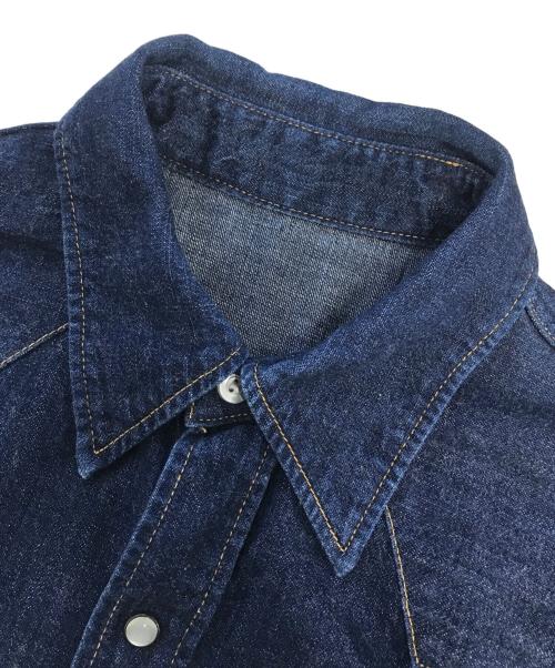 NUMBER (N)INE（ナンバーナイン）NUMBER (N)INE (ナンバーナイン) デニムウエスタンシャツ インディゴ サイズ:3の古着・服飾アイテム