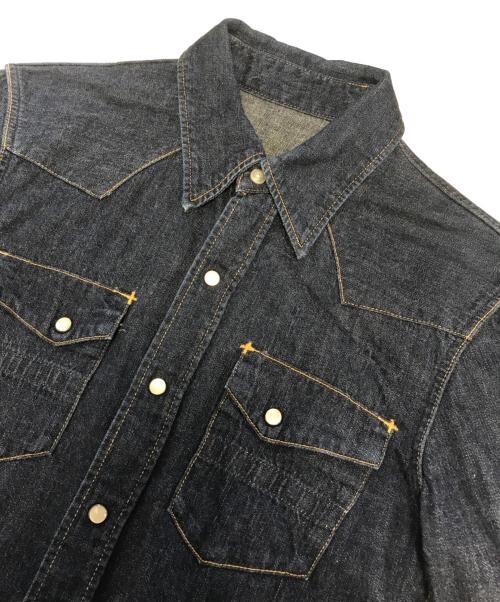 NUMBER (N)INE（ナンバーナイン）NUMBER (N)INE (ナンバーナイン) デニムウエスタンシャツ インディゴ サイズ:3の古着・服飾アイテム
