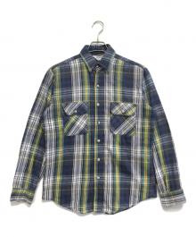 FIVE BROTHER（ファイブブラザー）の古着「ネルシャツ」｜ネイビー