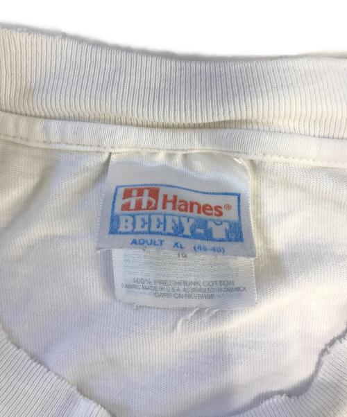 Hanes（ヘインズ）Hanes (ヘインズ) プリントTシャツ ホワイト サイズ:XLの古着・服飾アイテム