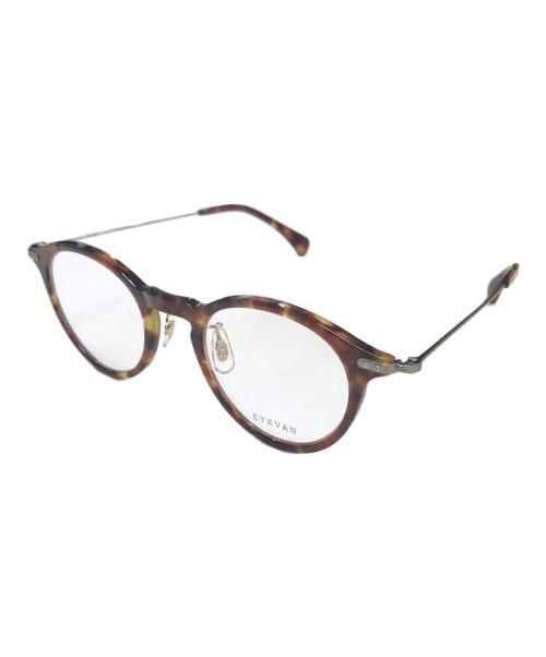 EYEVAN（アイヴァン）EYEVAN (アイヴァン) 眼鏡 ブラウン サイズ:46□22-145の古着・服飾アイテム