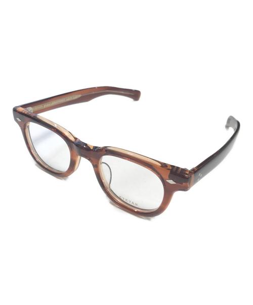 EYEVAN（アイヴァン）EYEVAN (アイヴァン) 眼鏡 ブラウン サイズ:45□22-145の古着・服飾アイテム