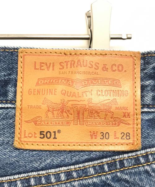 LEVI'S PReMIUM（リーバイス プレミアム）LEVI'S PReMIUM (リーバイス プレミアム) 501ペイントリペア加工デニムパンツ インディゴ サイズ:W30 L28の古着・服飾アイテム