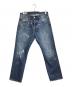 LEVI'S PReMIUM（リーバイス プレミアム）の古着「501ペイントリペア加工デニムパンツ」｜インディゴ
