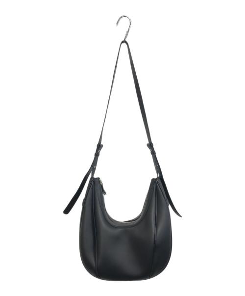 FOLNUA（フォルニュア）FOLNUA (フォルニュア) OVAL BAG PLAIN ブラックの古着・服飾アイテム